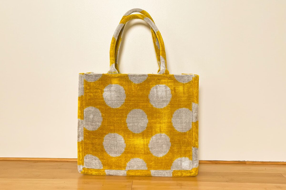 Sac cabas coloré jaune